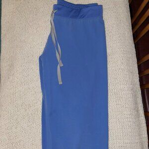 FIGS Cecil Blue Basic Livingston Scrub Pants (M/Tall)